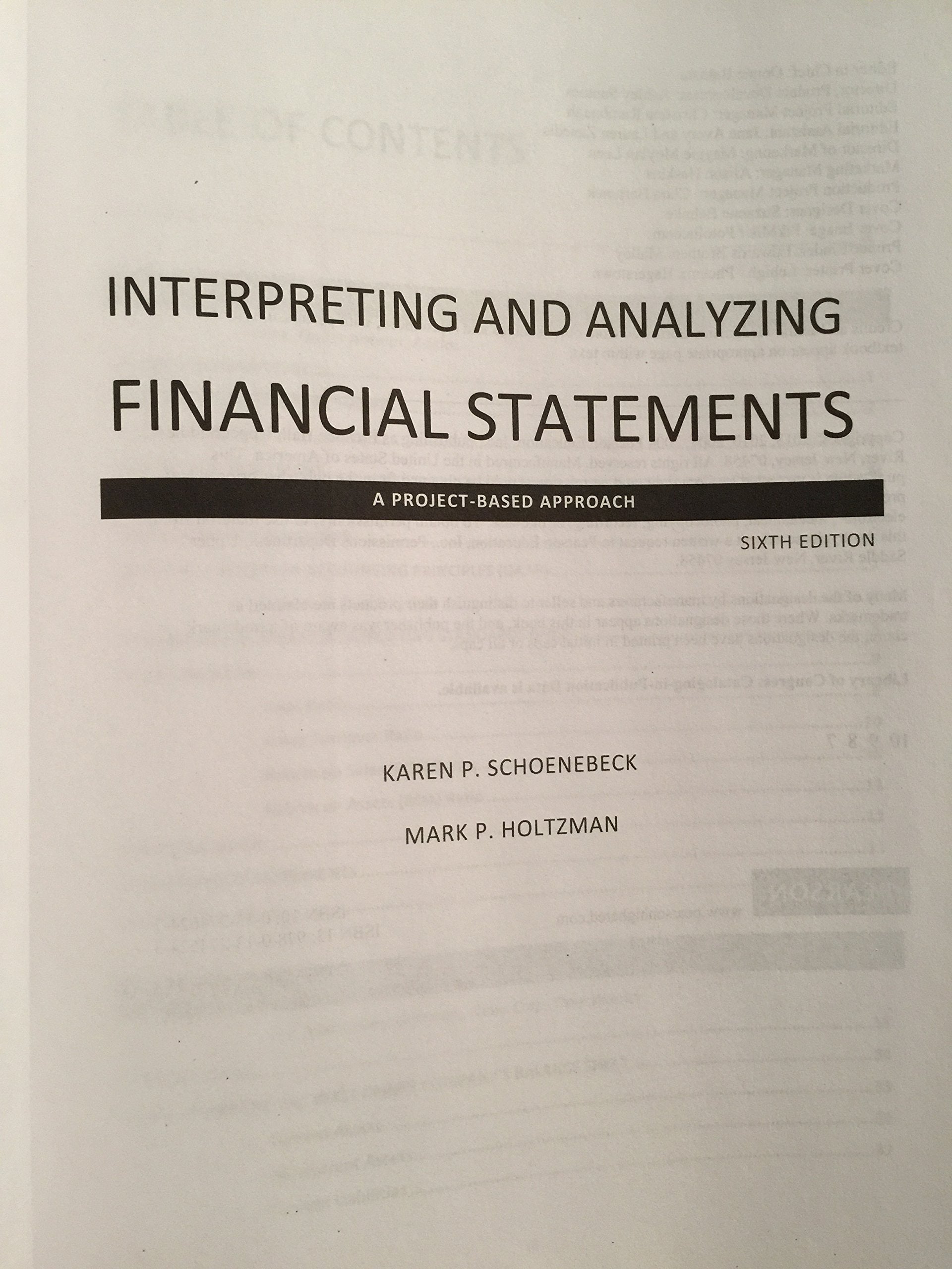 Interpreting and Analyzing Financial Statements