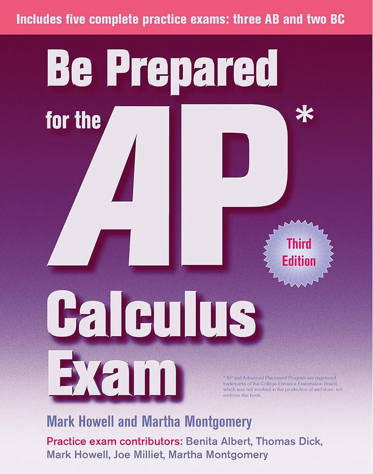 Be Prepared for the AP Calculus Exam