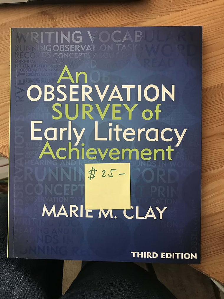 An Observation Survey of Early Literacy Achievement, Third Edition