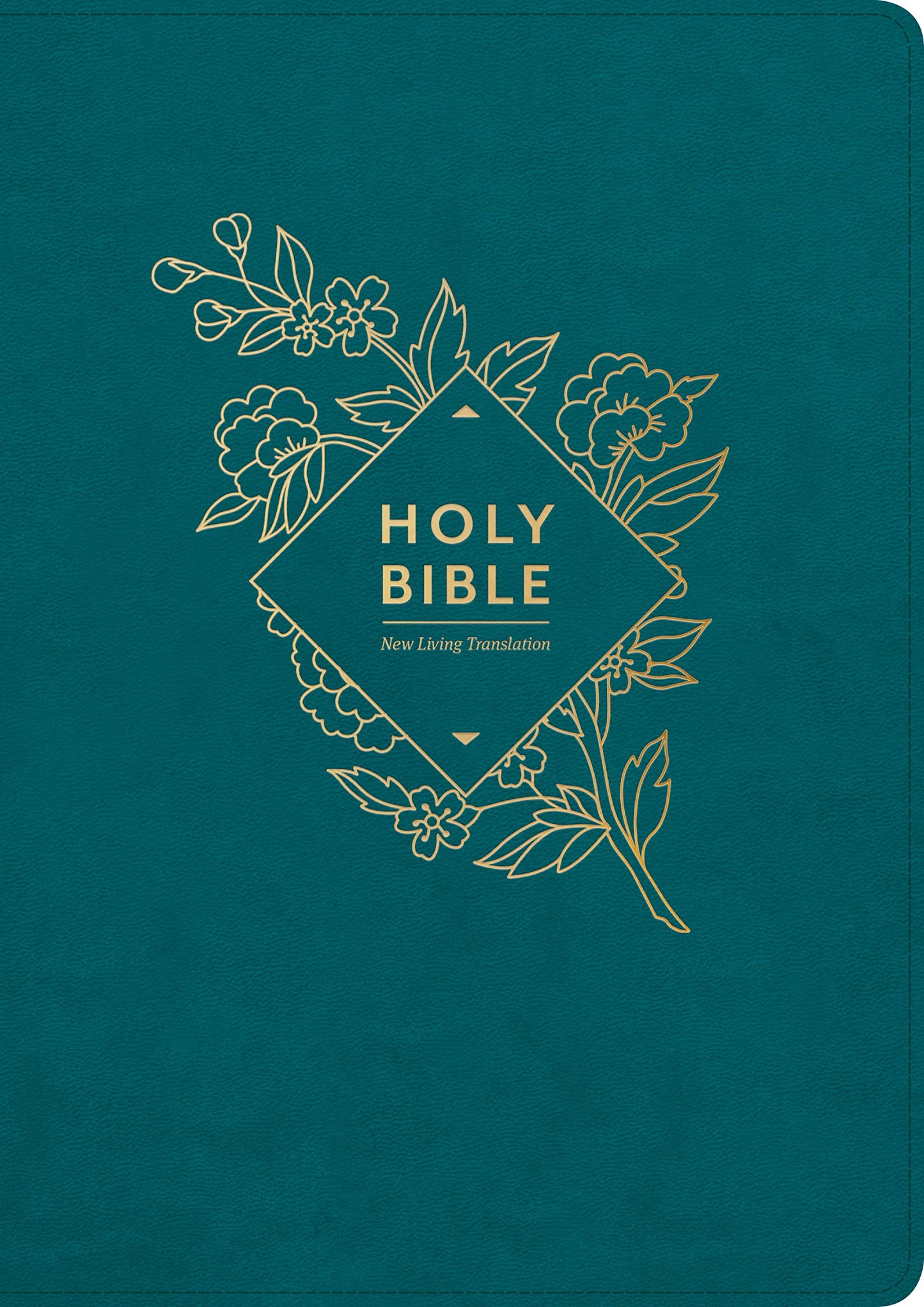 Holy Bible, Giant Print NLT (LeatherLike, Teal Blue, Red Letter)