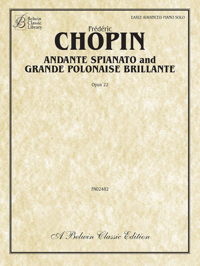 Andante Spianato and Grande Polonaise Brillante, Op. 22 (Belwin Classic Library)