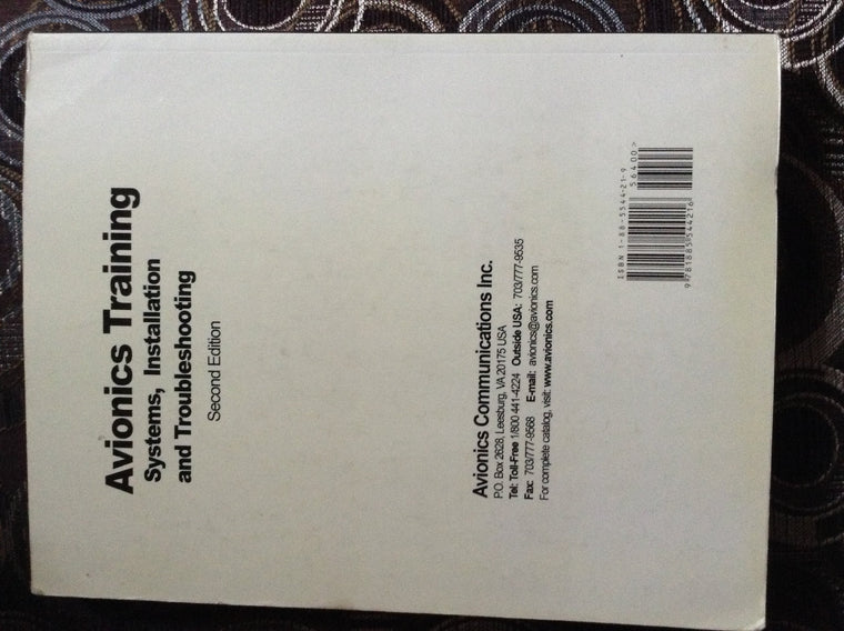 Avionics Training: Systems, Installation And Troubleshooting — back cover