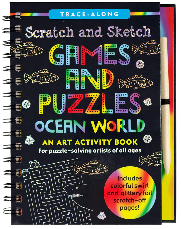Scratch & Sketch Games & Puzzles: Ocean World