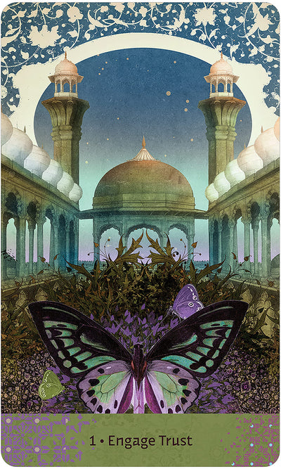 Wisdom of Hafiz Oracle: 45 Gold Gilt-Edged Cards with Matte Finish, Ancient Persian-Inspired Artwork, Poetry by Daniel Ladinksy, 104-Page Full-Color Guidebook, Inspirational Messages