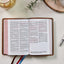 NKJV, End-of-Verse Reference Bible, Personal Size Large Print, Premium Goatskin Leather, Brown, Premier Collection, Red Letter, Comfort Print: Holy Bible, New King James Version