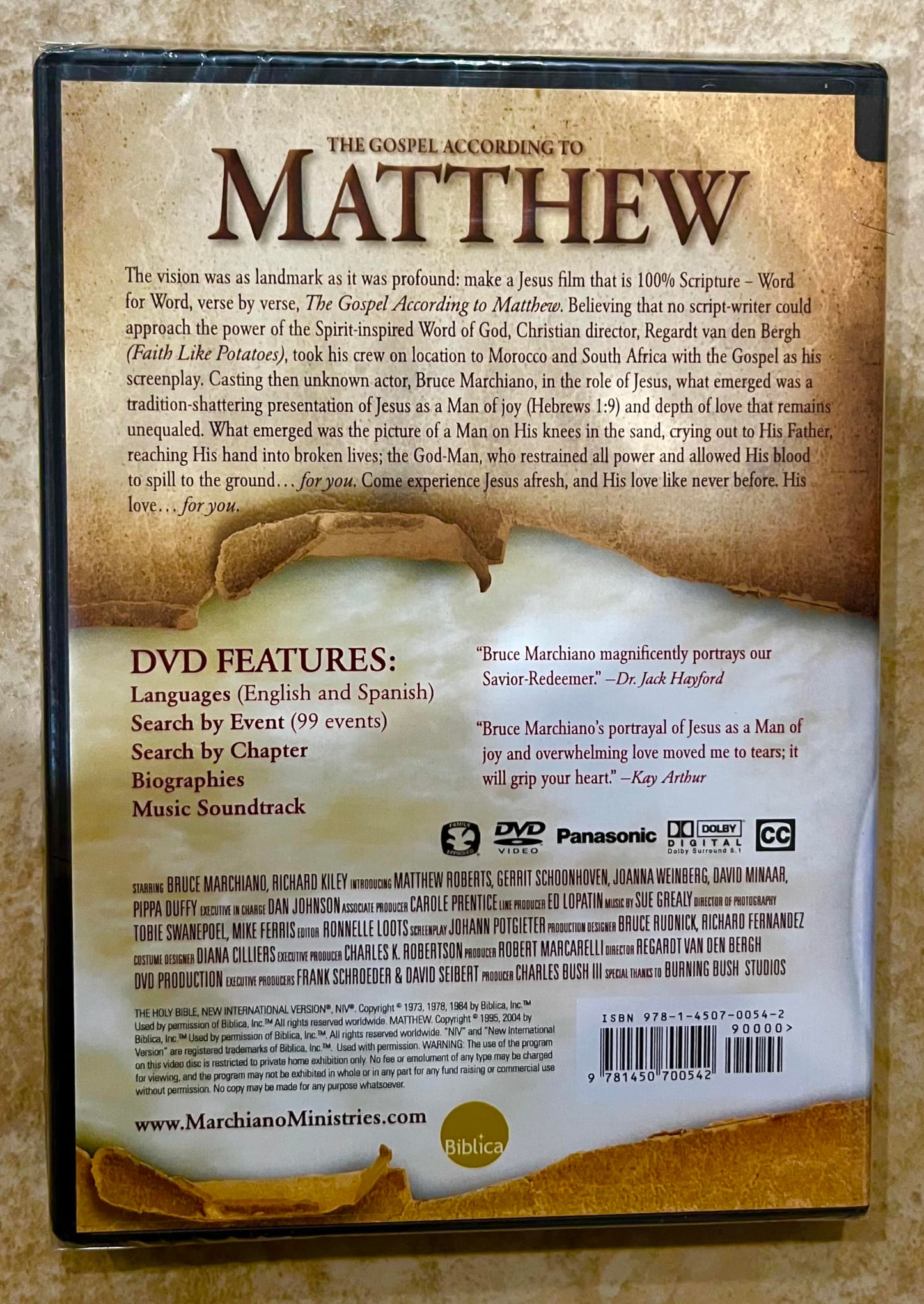 The Gospel According to Matthew by Bruce Marchiano