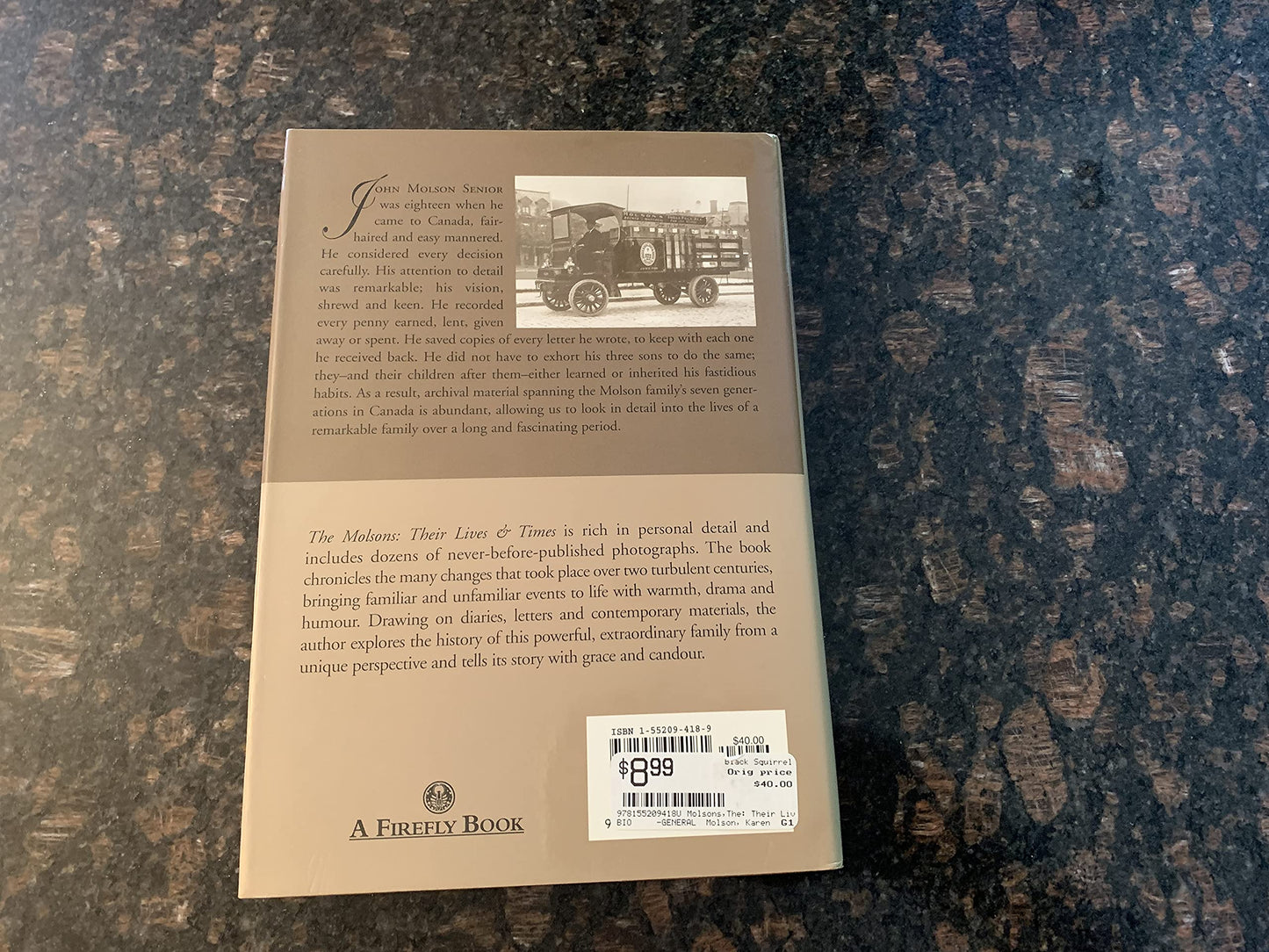 The Molsons: Their Lives and Times: 1780-2000
