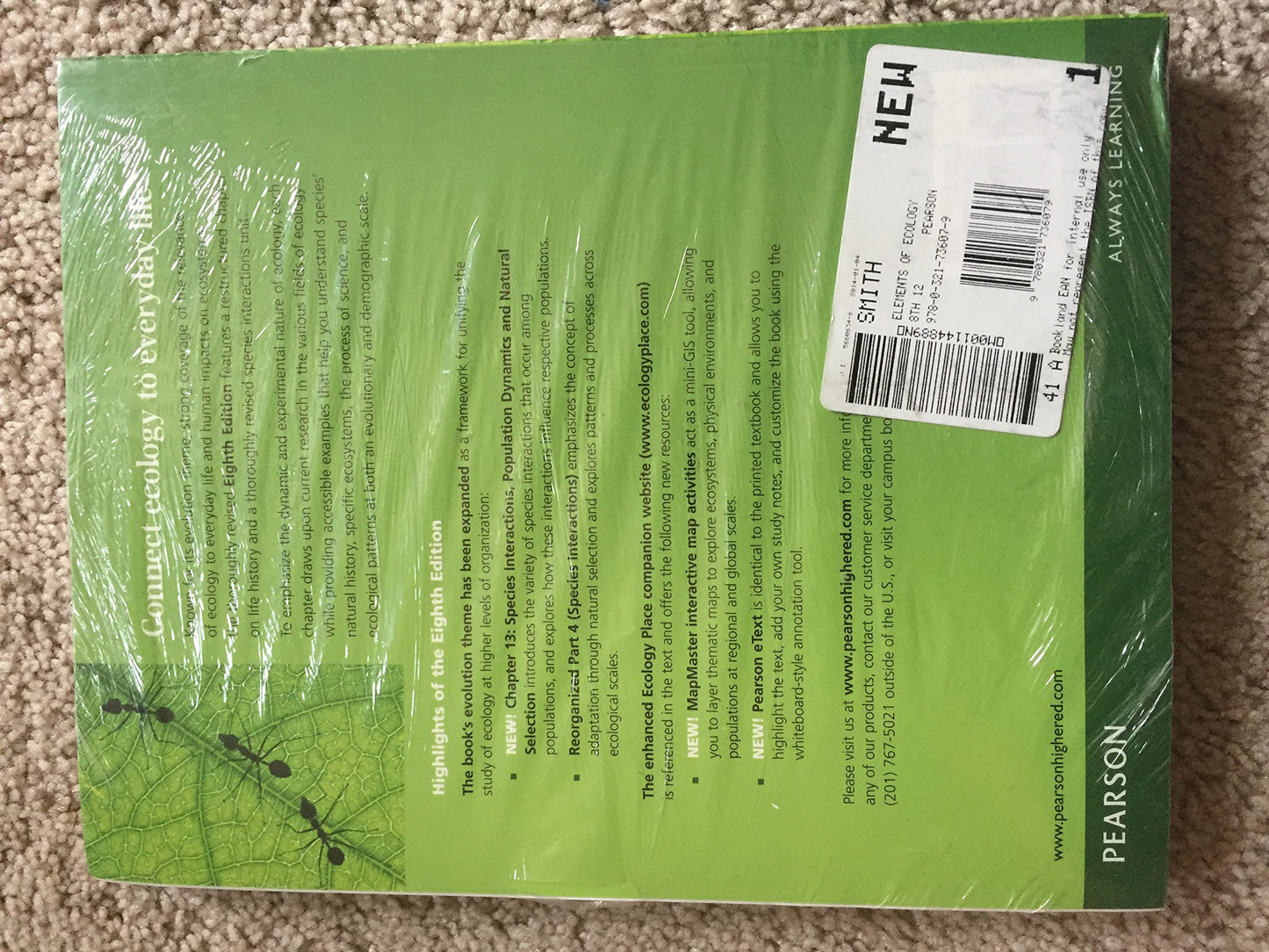 Elements of Ecology (8th Edition)