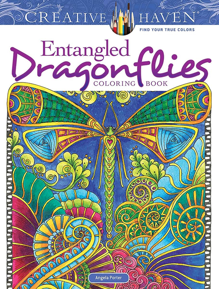Creative Haven Entangled Dragonflies Coloring Book (Adult Coloring Books: Insects)
