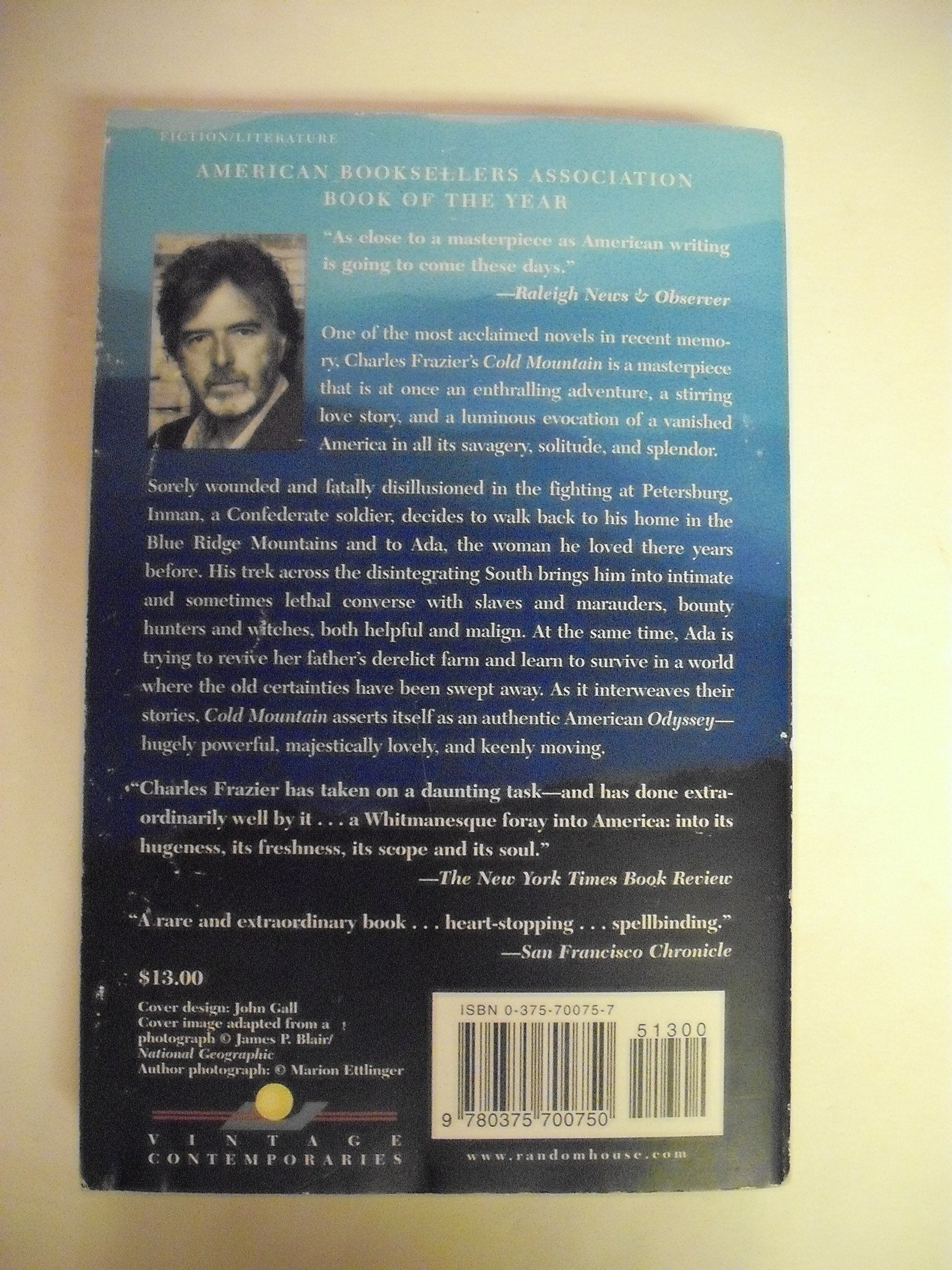 Cold Mountain: A Novel