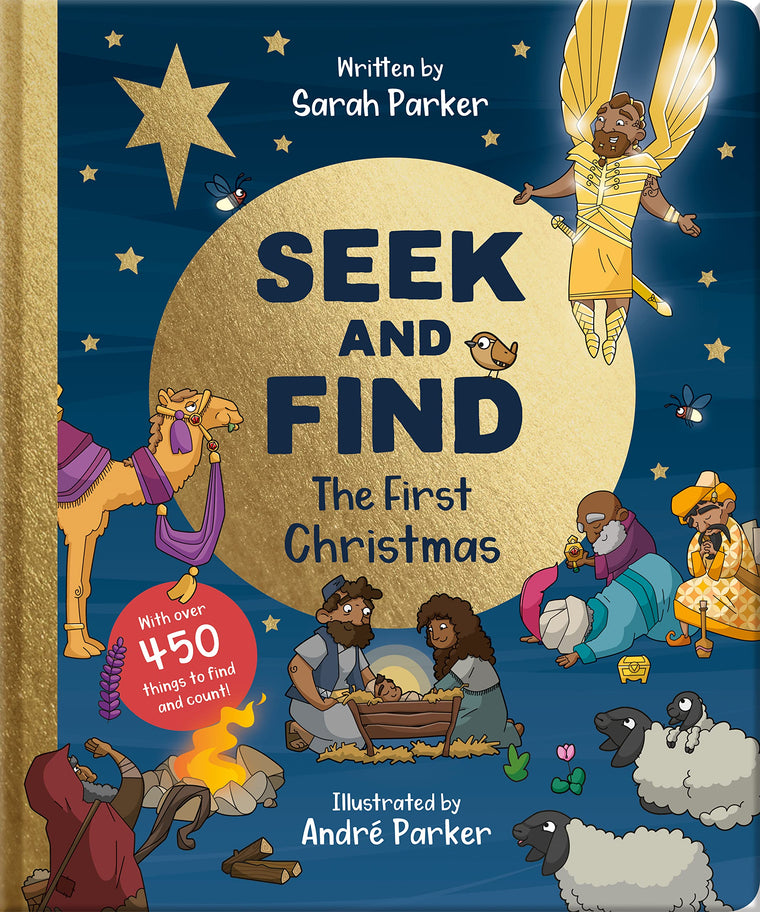 Seek and Find: The First Christmas: With over 450 Things to Find and Count! (Fun interactive Christian book to gift kids ages 2-4)