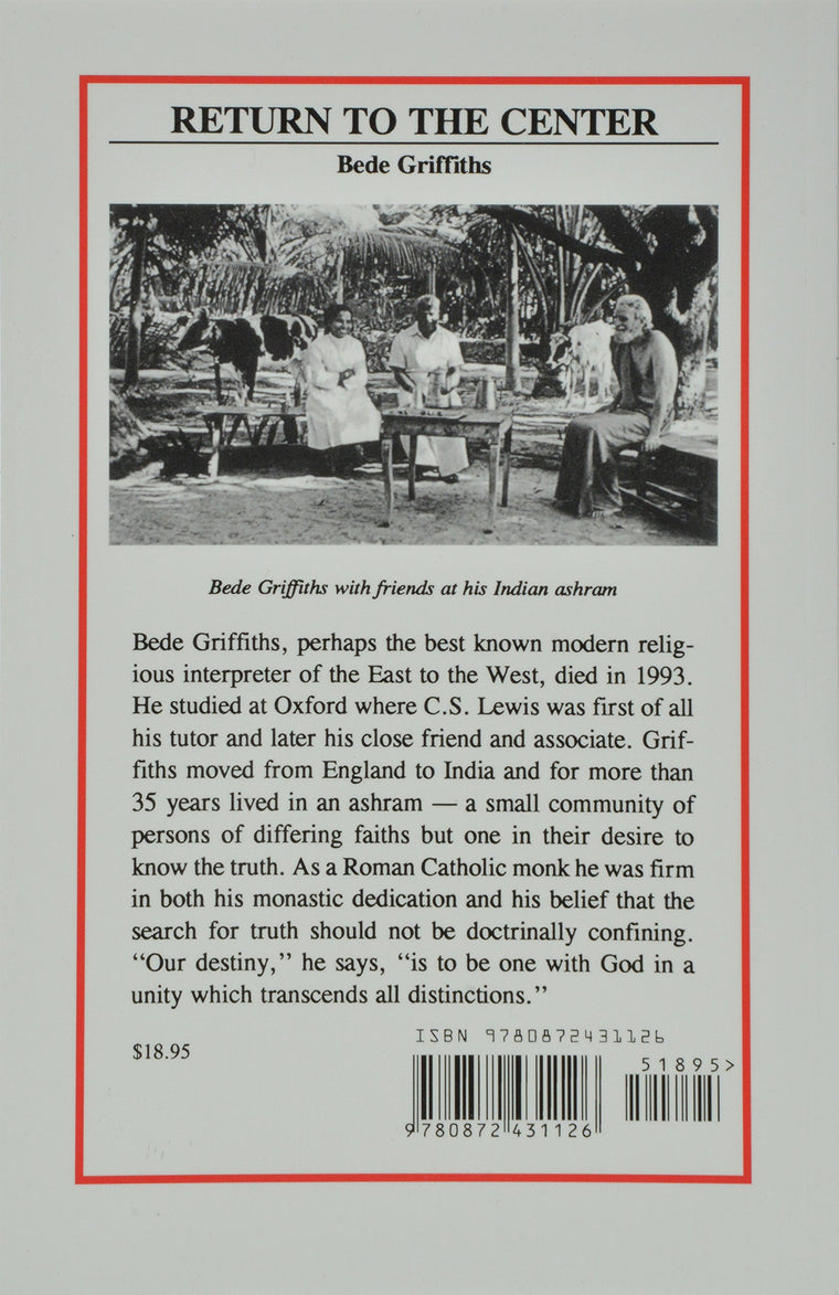 Return to the Center — back cover