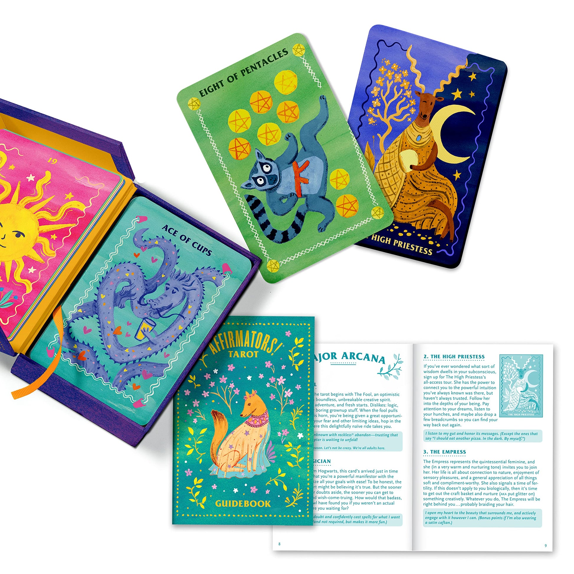 Affirmators! Tarot Cards Deck - Daily Affirmation Tarot Cards with Positive Affirmations For Magical Guidance from the Universe to Help You Help Yourself without the Self-Helpy-Ness
