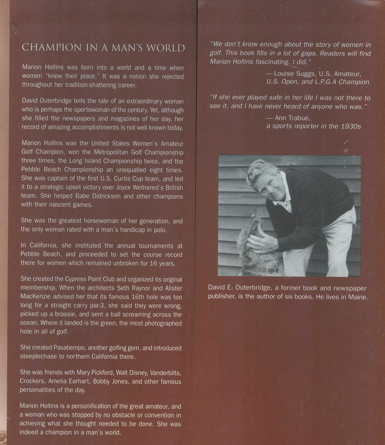 Champion in a Man's World: A Biography of Marion Hollins