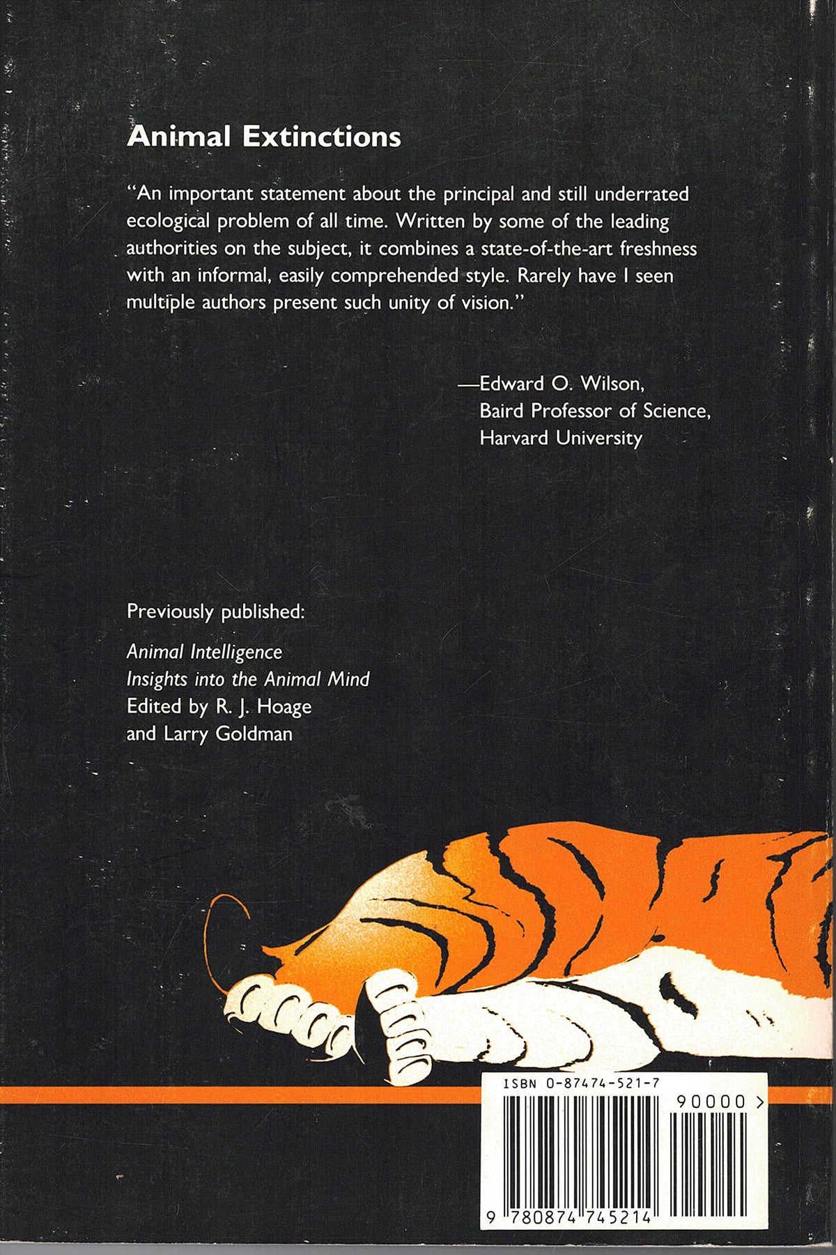 ANIMAL EXTINCTIONS PB (National Zoological Park Symposia for the Public)