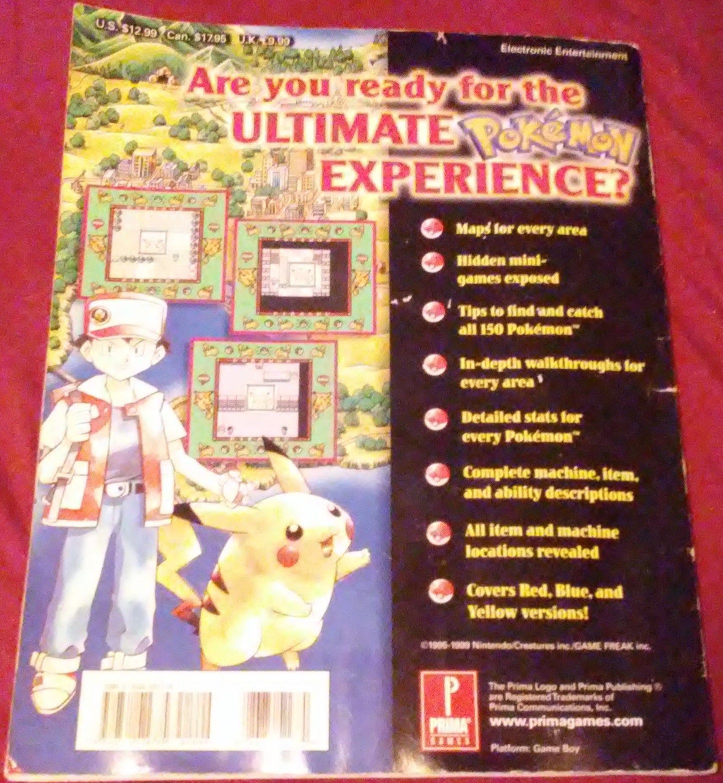 Pokemon Yellow (Prima's Official Strategy Guide) by Hollinge