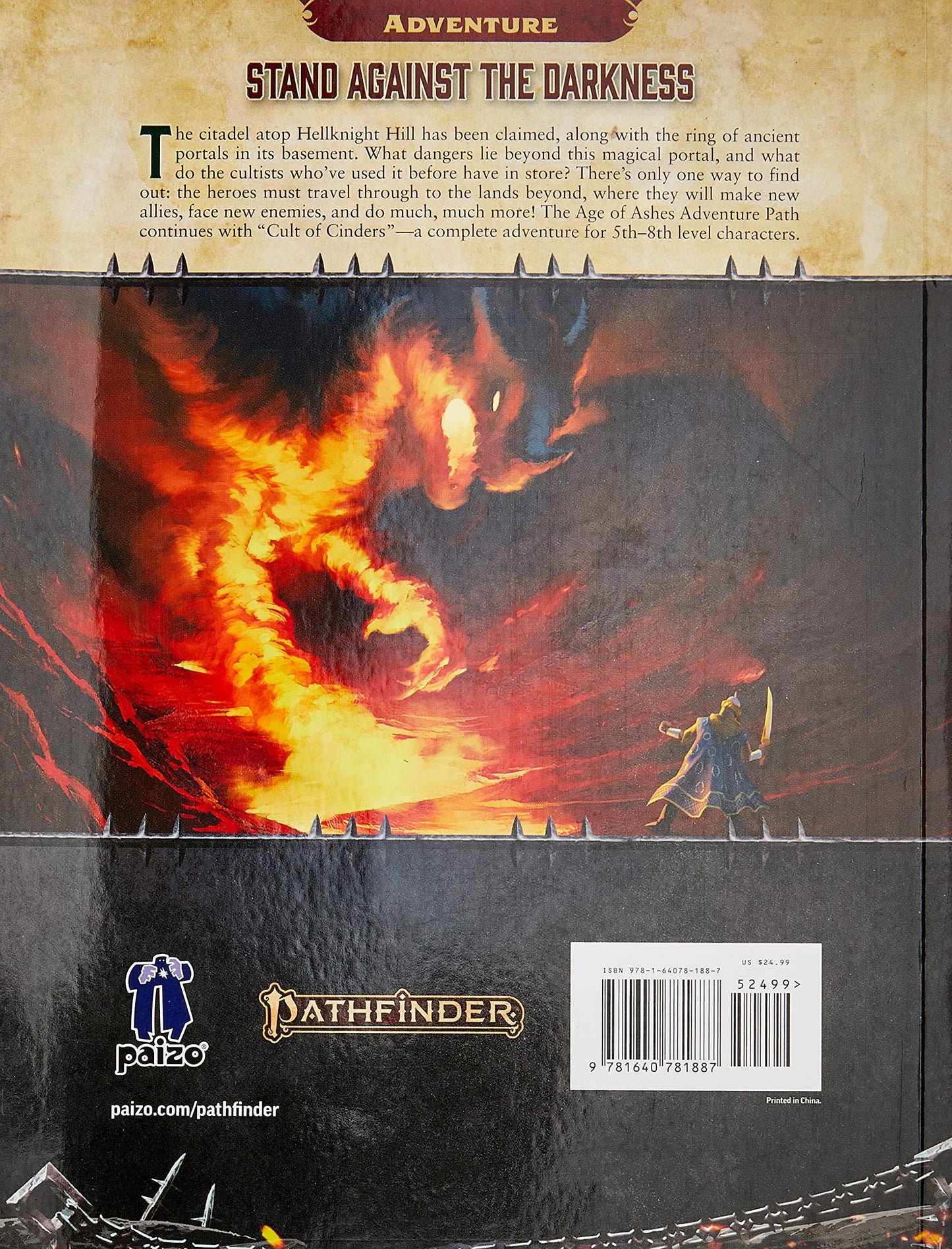 Pathfinder Adventure Path: Cult of Cinders (Age of Ashes 2 of 6) [P2]