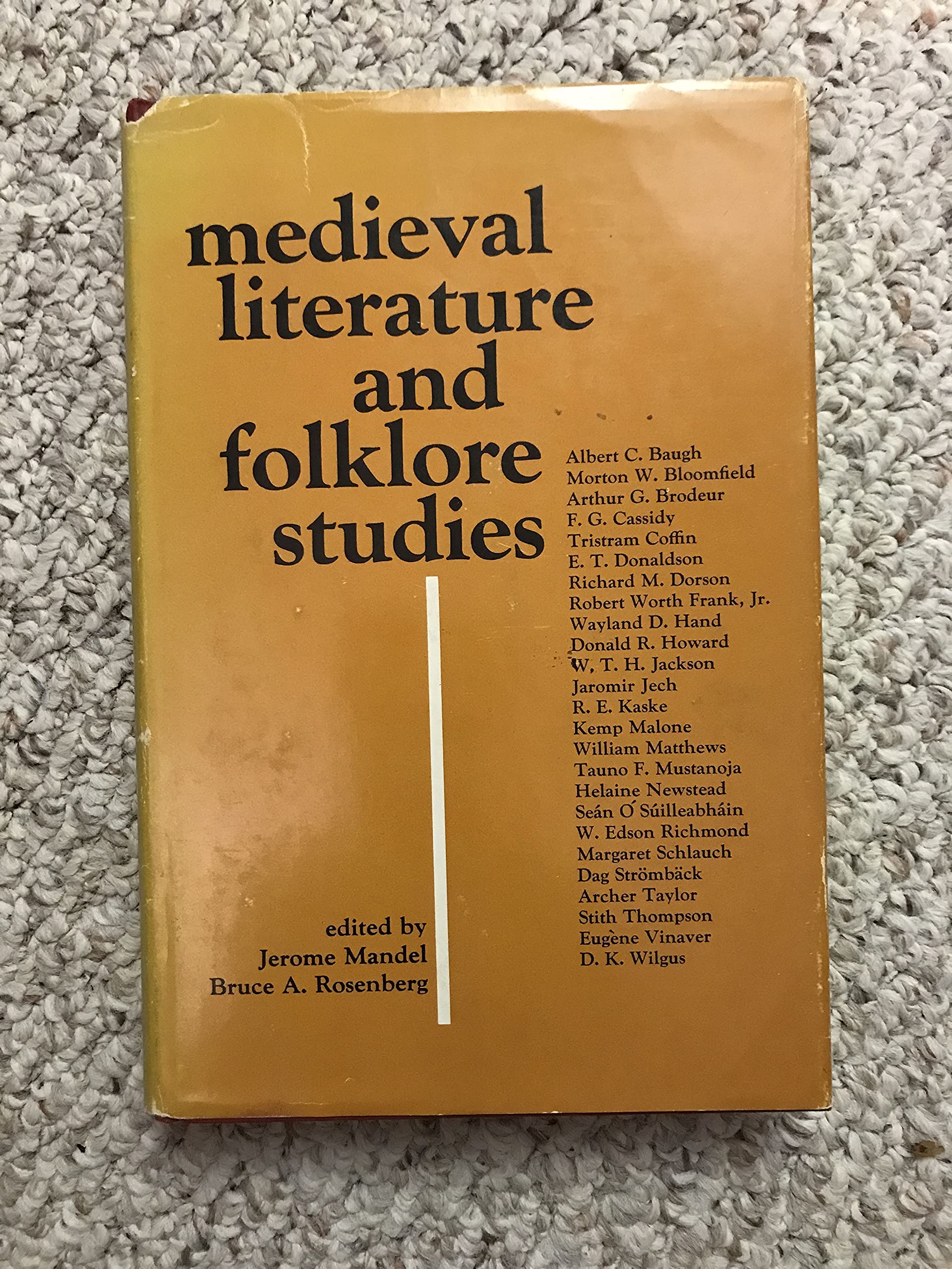 Medieval literature and folklore studies;: Essays in honor of Francis Lee Utley