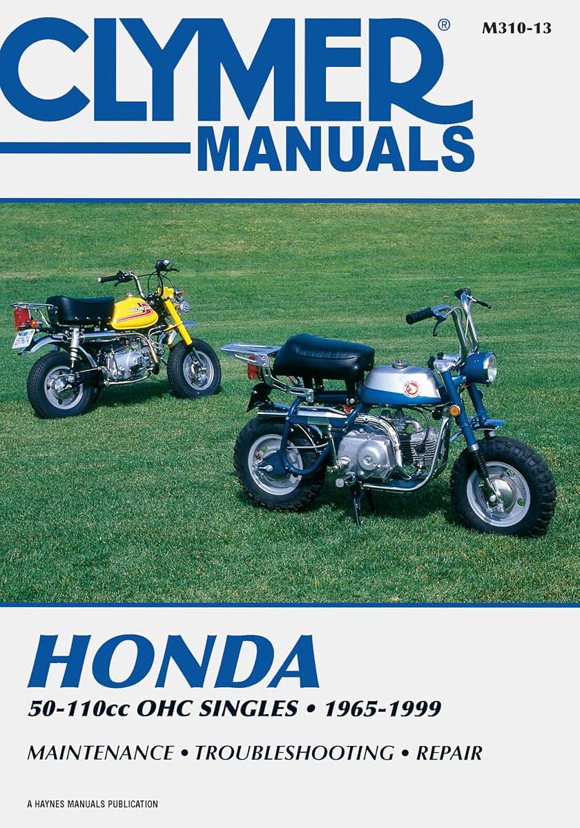 Clymer Honda 50-110cc OHC Singles, 1965-1999: Service, Repair, Maintenance (Clymer Motorcycle)