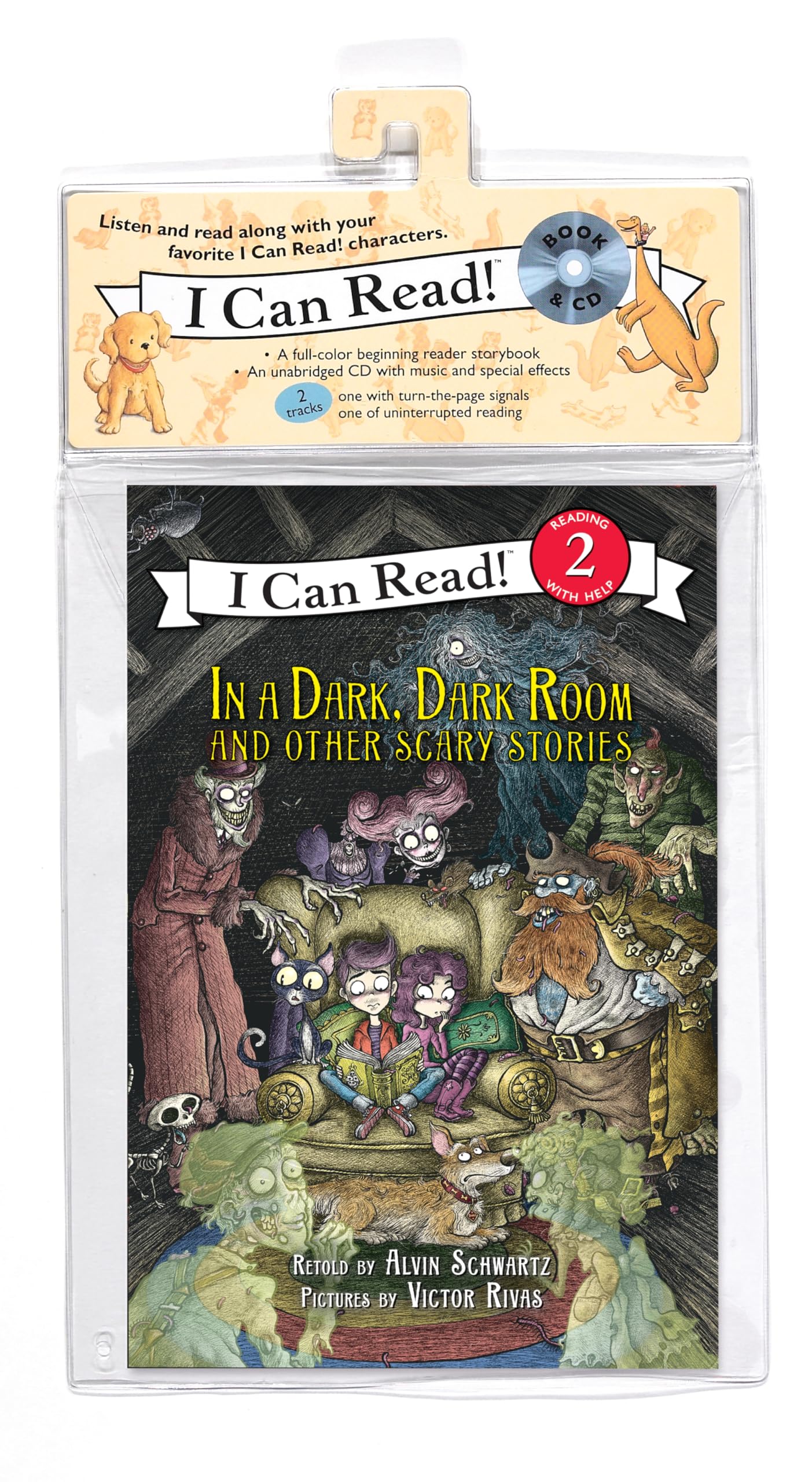 In a Dark, Dark Room and Other Scary Stories Book and CD (I Can Read Level 2)