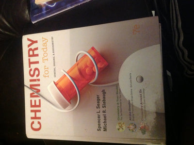 Chemistry for Today: General, Organic, and Biochemistry