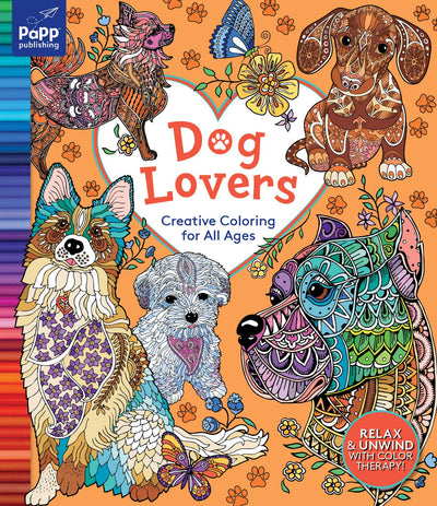 Adult Coloring Book: Dog Lovers - Relaxing Patterns for Stress Relief