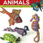 Beaded Wild Animals: Puffy Critters for Key Chains, Dangles, and Jewelry (Design Originals) 10 Projects include Butterflies, Hummingbird, Turtle, Frog, Seahorse, Cat, Fish, Bear, and Phoenix