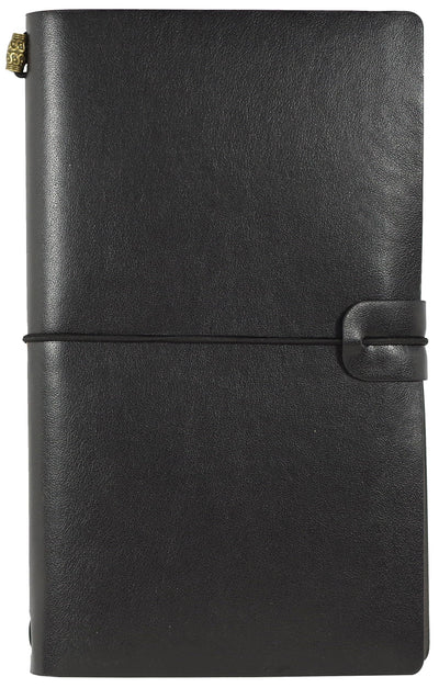 Voyager Refillable Notebook - Black (Traveler's Journal, Planner, Notebook)