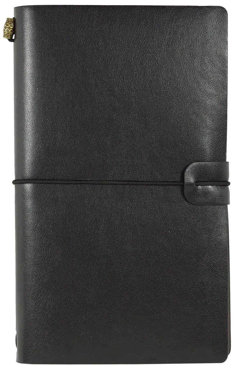 Voyager Refillable Notebook - Black (Traveler's Journal, Planner, Notebook)