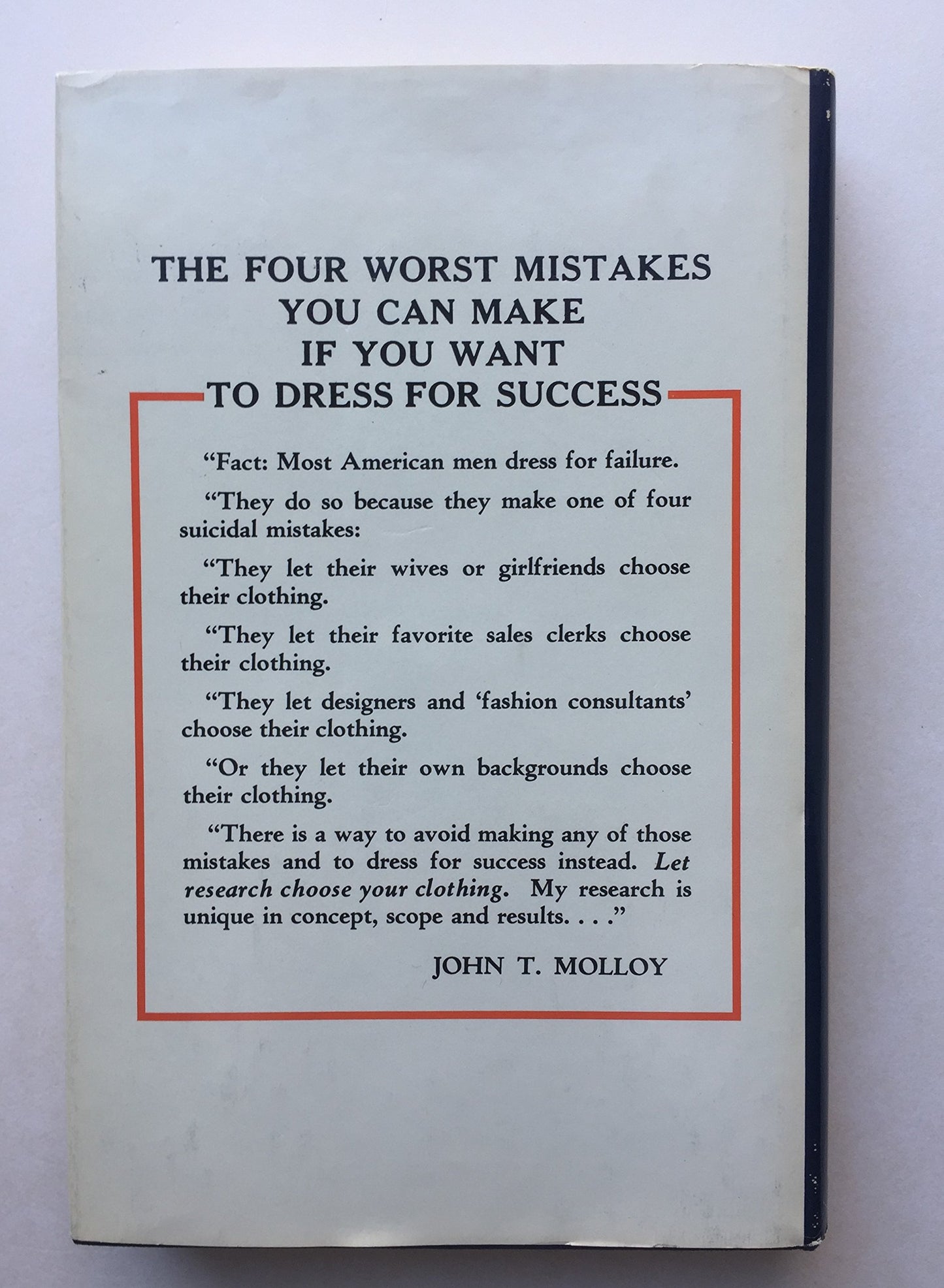 Dress for success by Molloy, John T