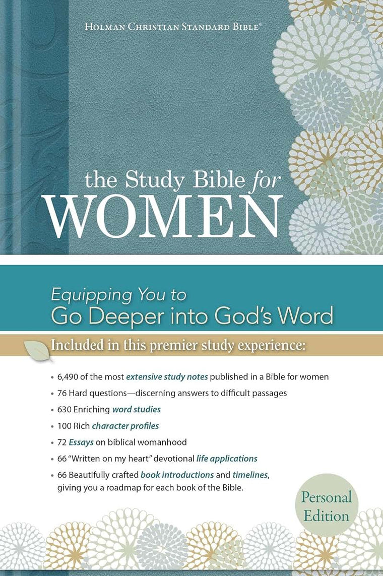 The Study Bible for Women: HCSB Personal Size Edition, Printed Hardcover