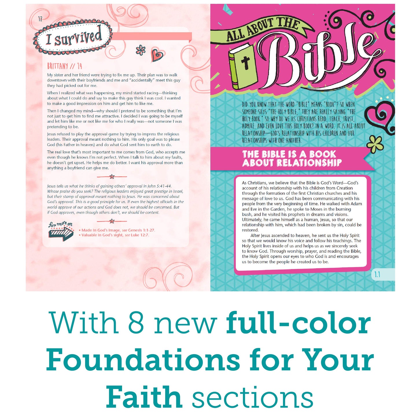 Tyndale NLT Girls Life Application Study Bible, Pink (Paperb