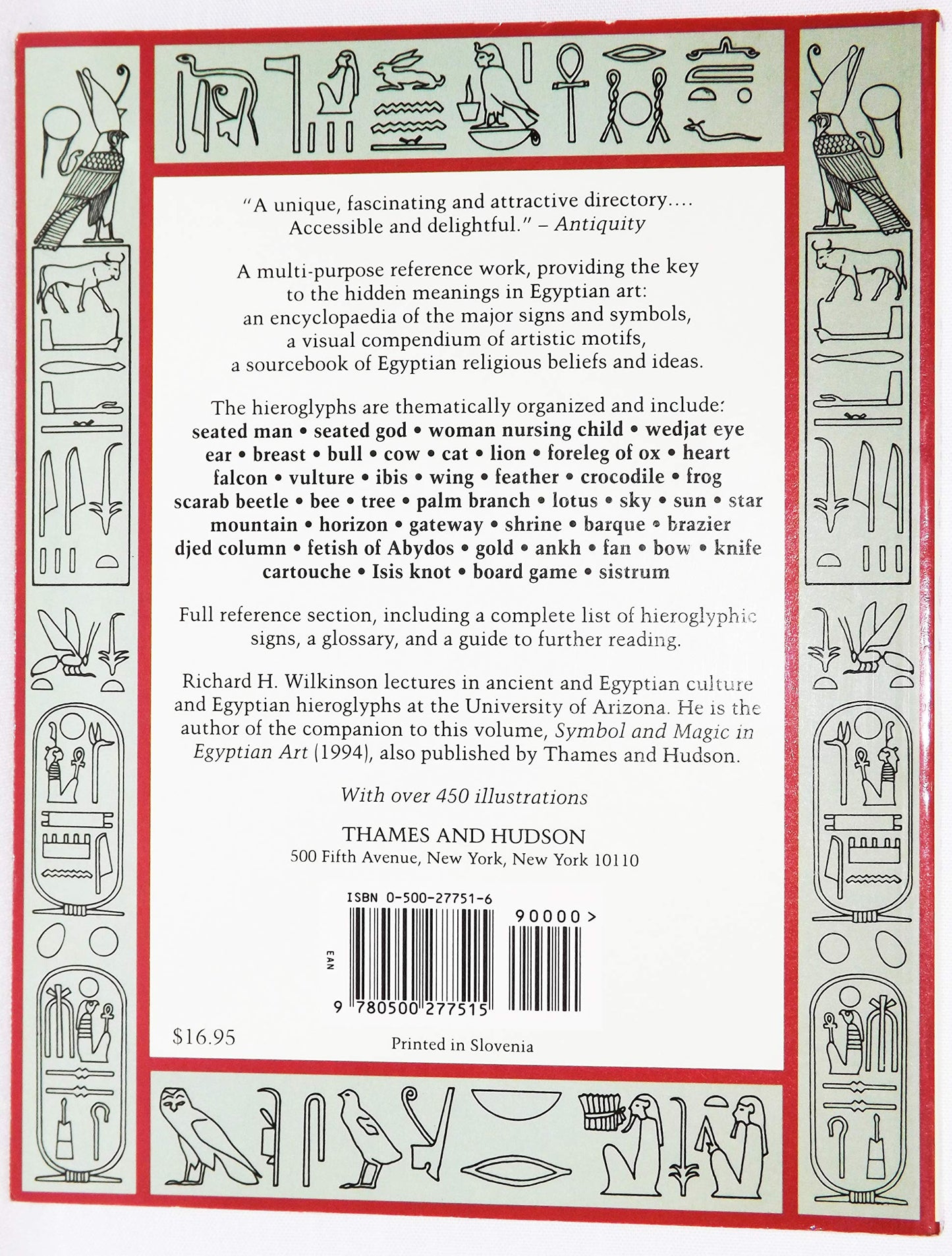 Reading Egyptian Art: A Hieroglyphic Guide to Ancient Egyptian Painting and Sculpture