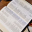 NKJV Holy Bible, Giant Print Center-Column Reference Bible, Black Leather-look, 72,000+ Cross References, Red Letter, Comfort Print: New King James Version