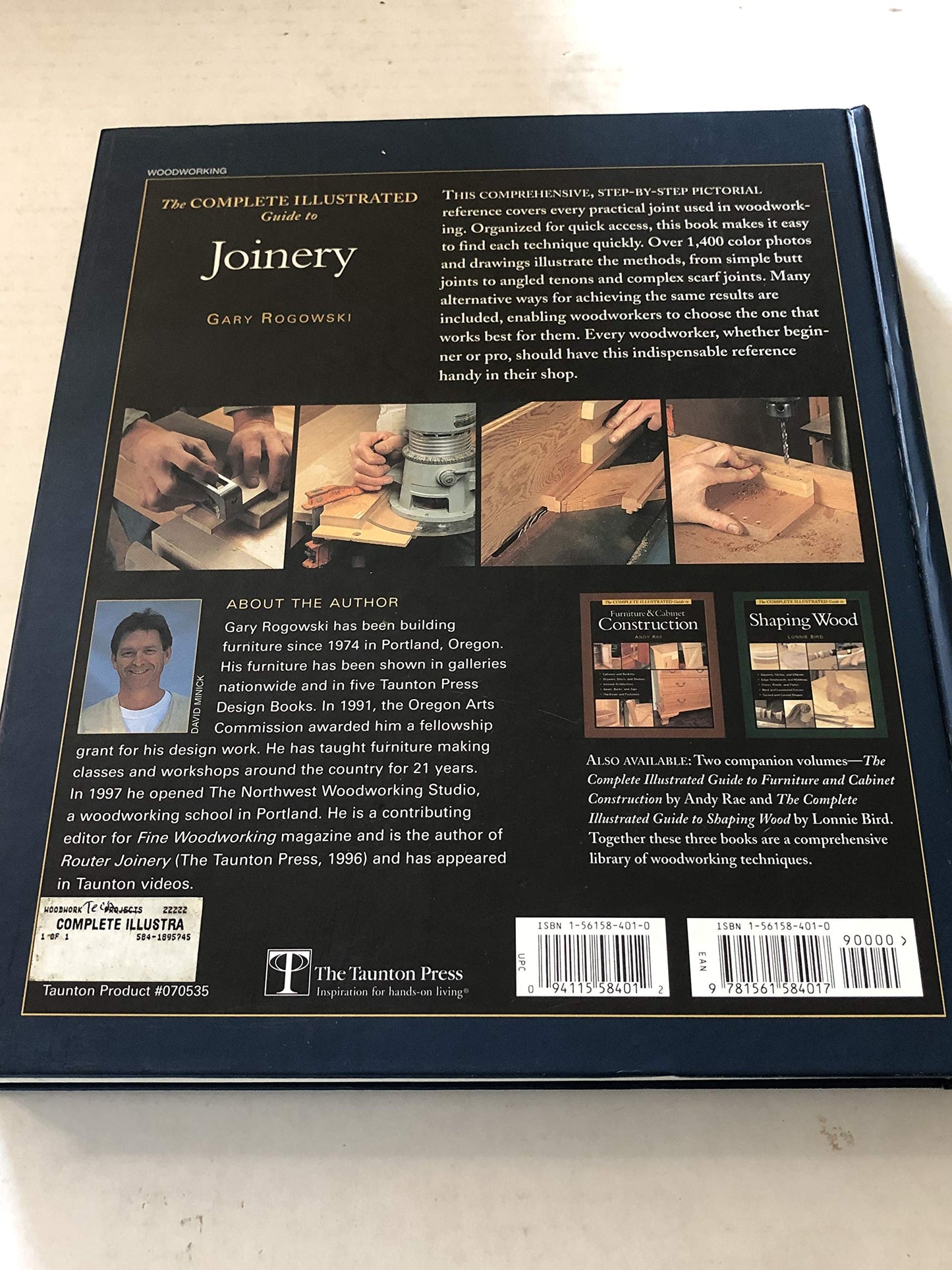 The Complete Illustrated Guide To Joinery (Complete Illustra