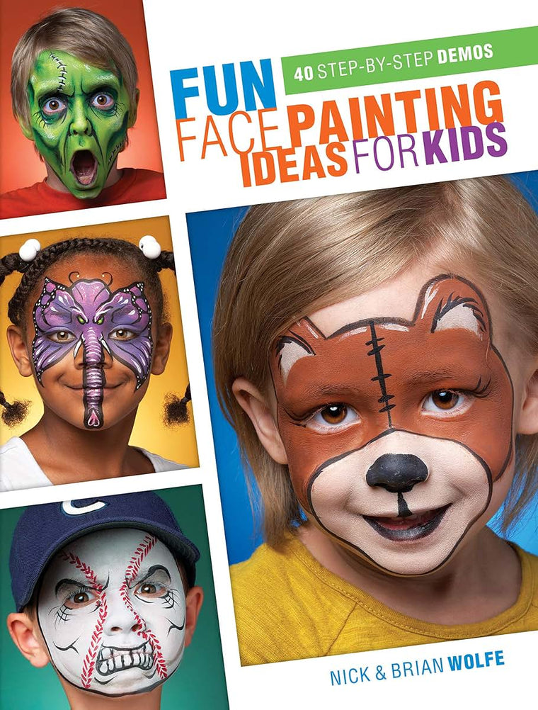 Fun Face Painting Ideas for Kids: 40 Step-by-Step Demos