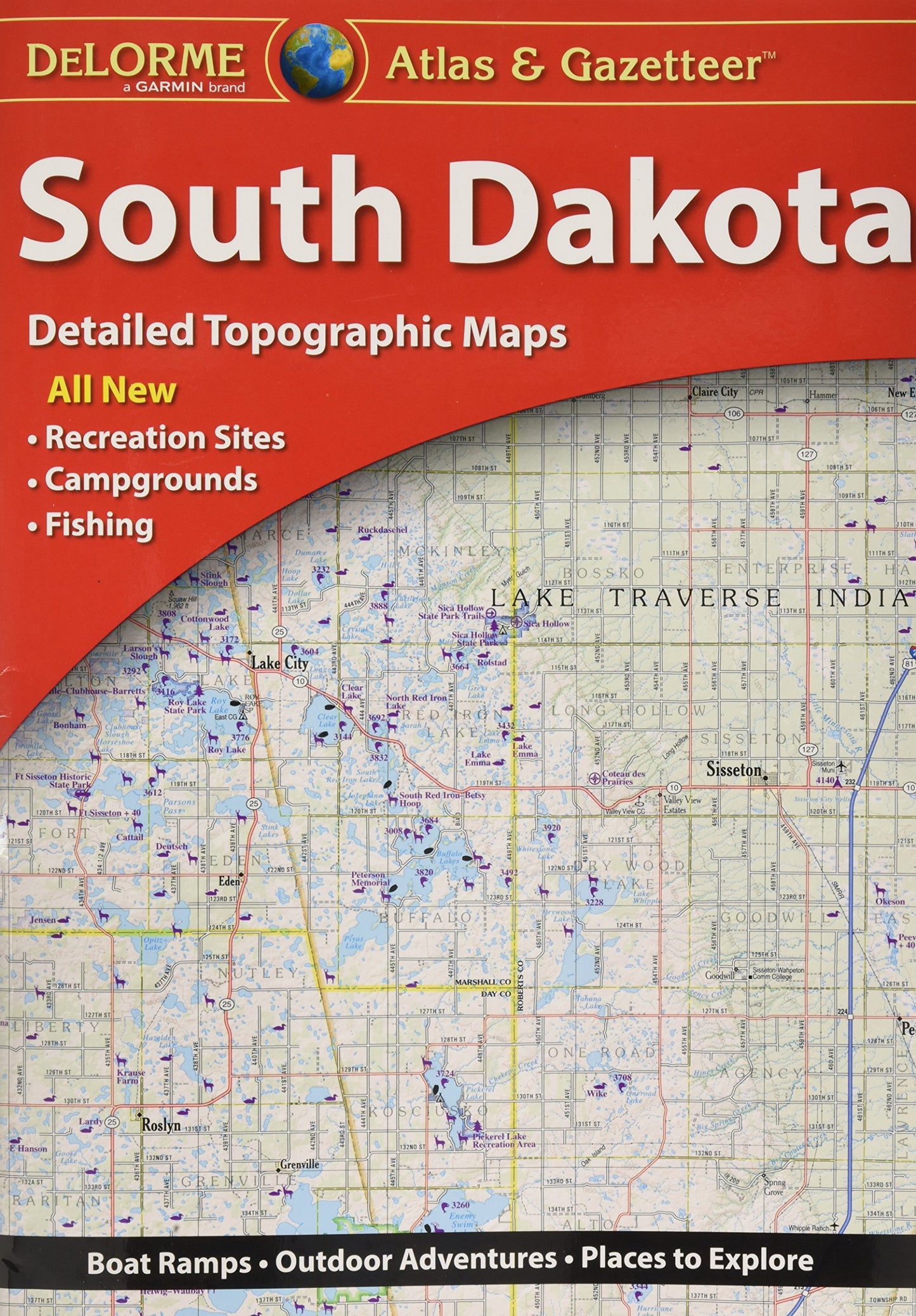 South Dakota (Delorme Atlas & Gazeteer)