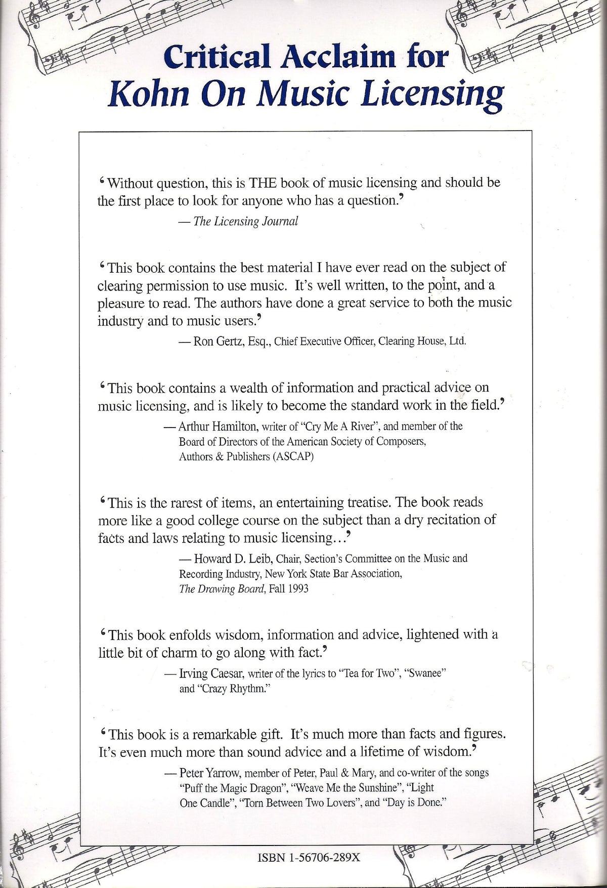 Kohn on Music Licensing
