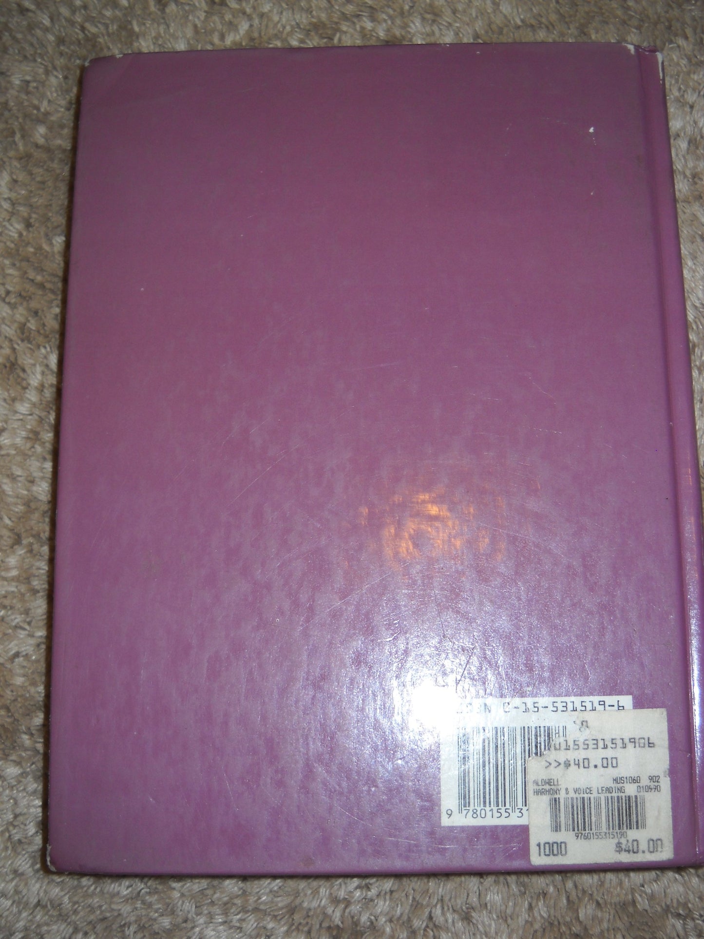 Harmony and Voice Leading (2nd Edition) by Aldwell, Edward