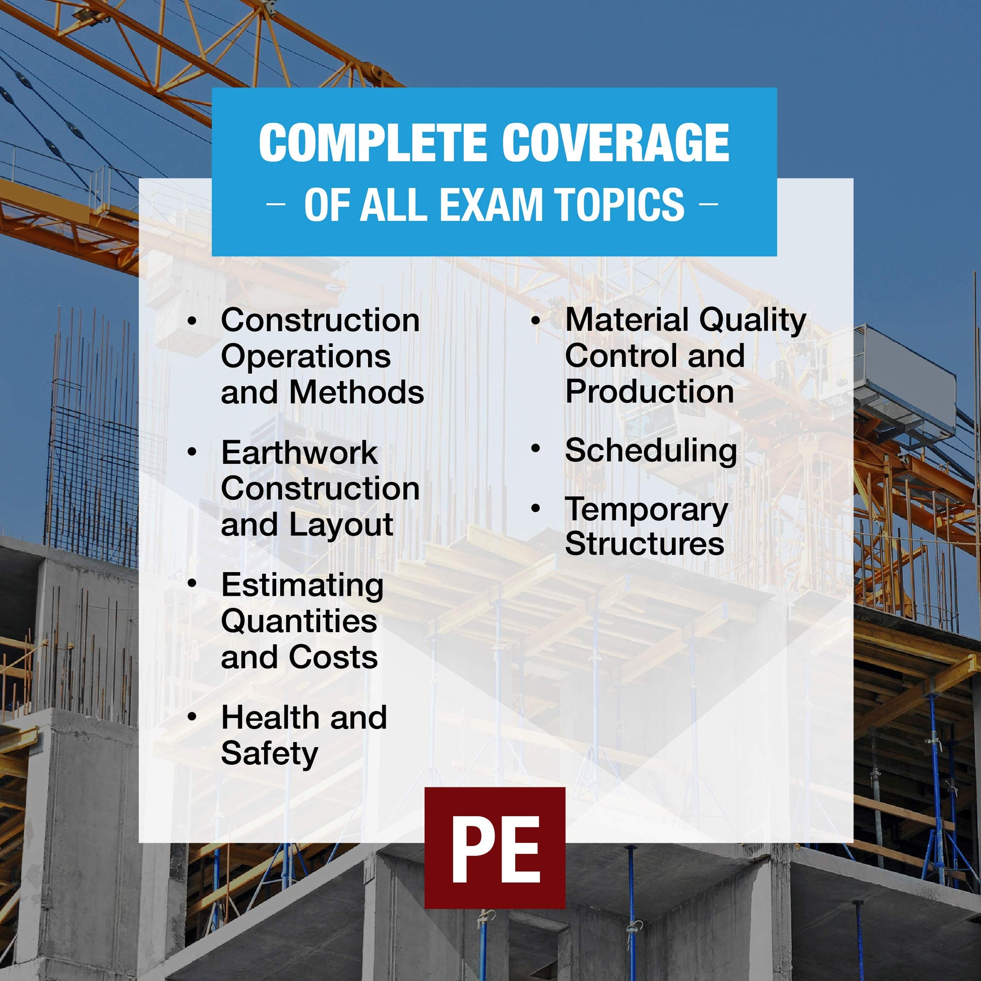 PPI Six-Minute Solutions for Civil PE Exam: Construction Depth Problems, 2nd Edition - Contains Over 100 Practice Problems for the NCEES PE Civil Construction Exam