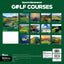 2022 Sports Illustrated Golf Courses Wall Calendar