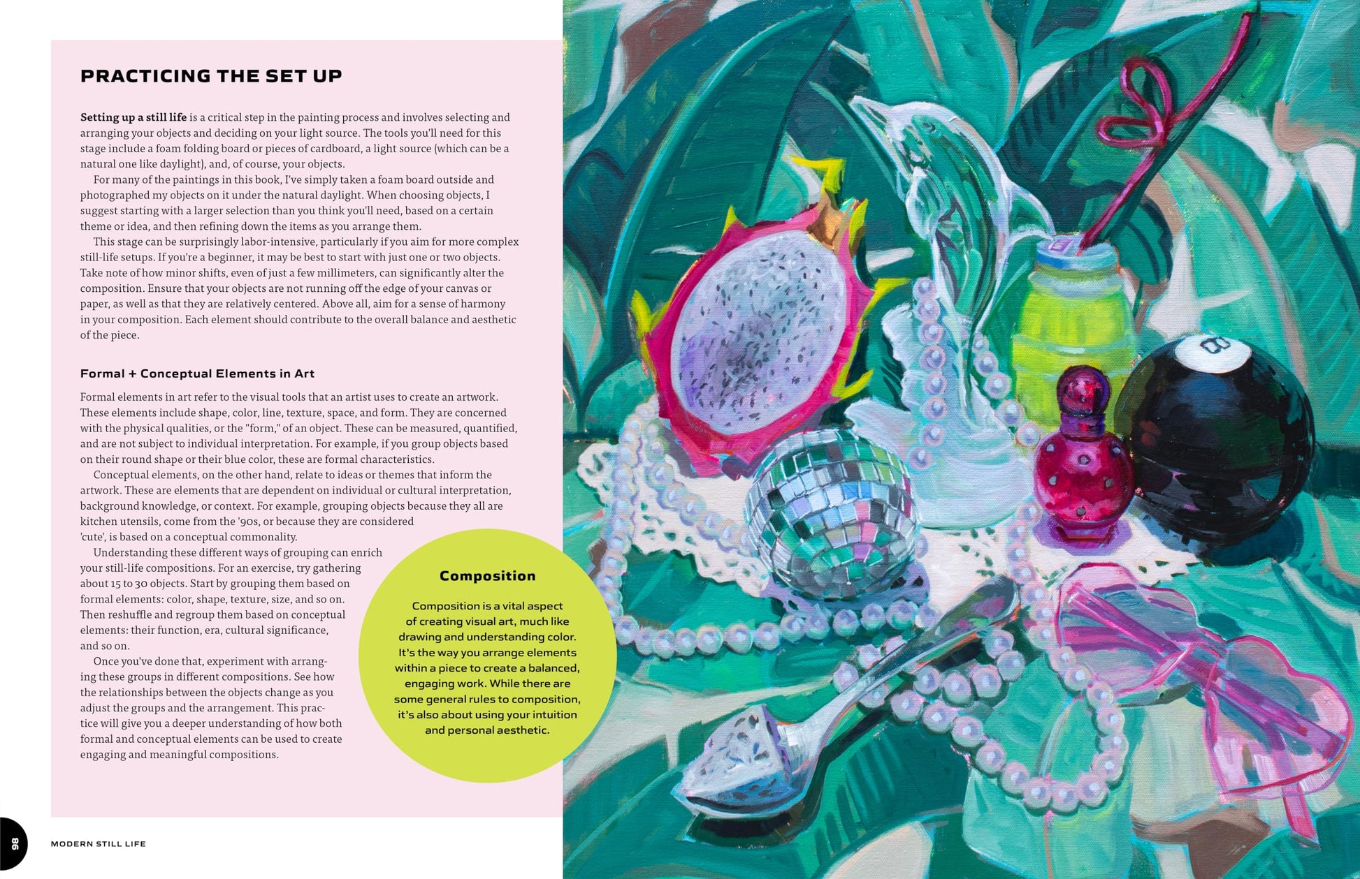 Modern Still Life: From Fruit Bowls to Disco Balls: A beginner's guide to painting fun, fresh still lifes in oil and acrylic