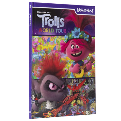 DreamWorks Trolls World Tour Poppy, Branch, and More! - Look and Find Activity Book - PI Kids