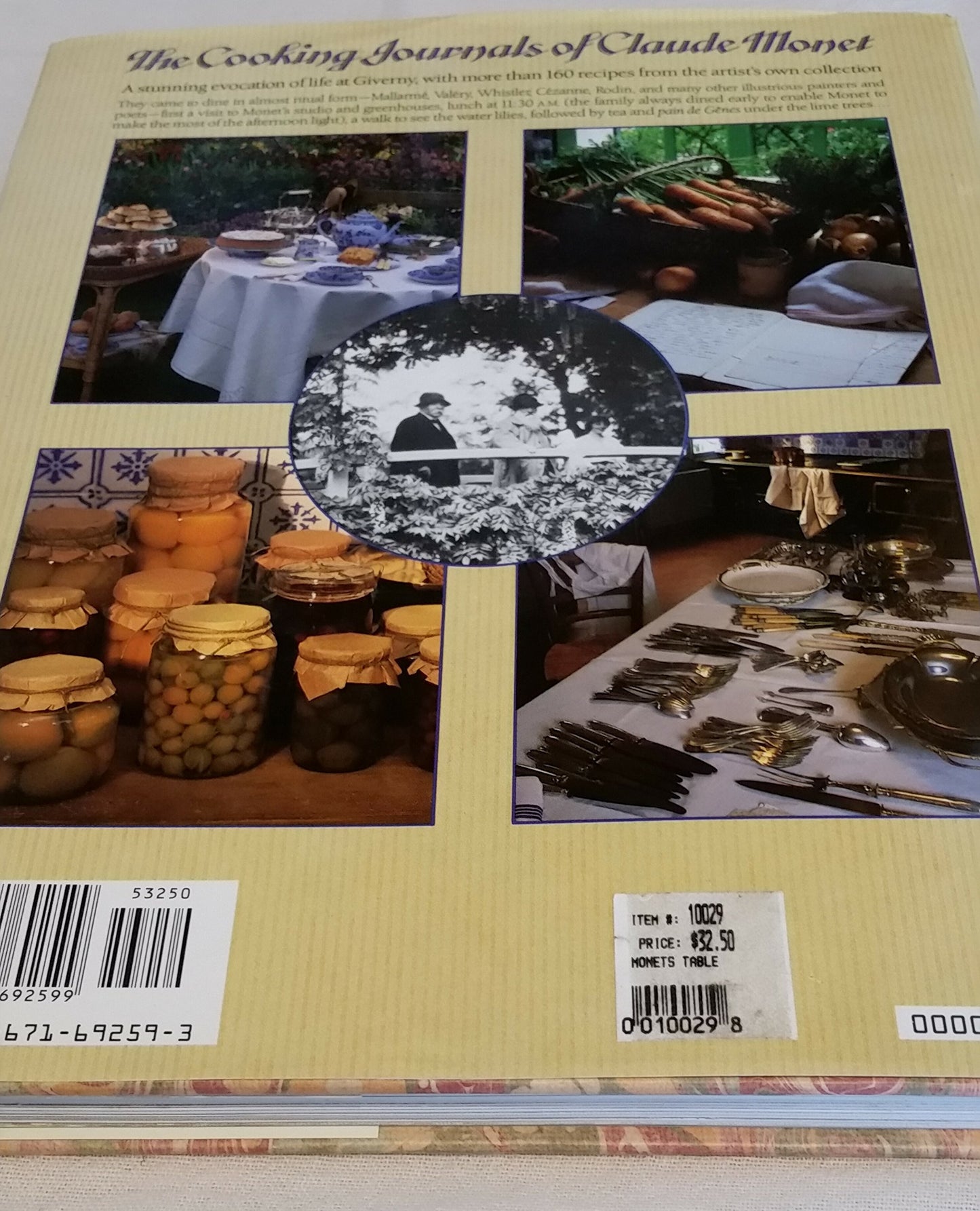 Monet's Table: The Cooking Journals of Claude Monet by Joyes