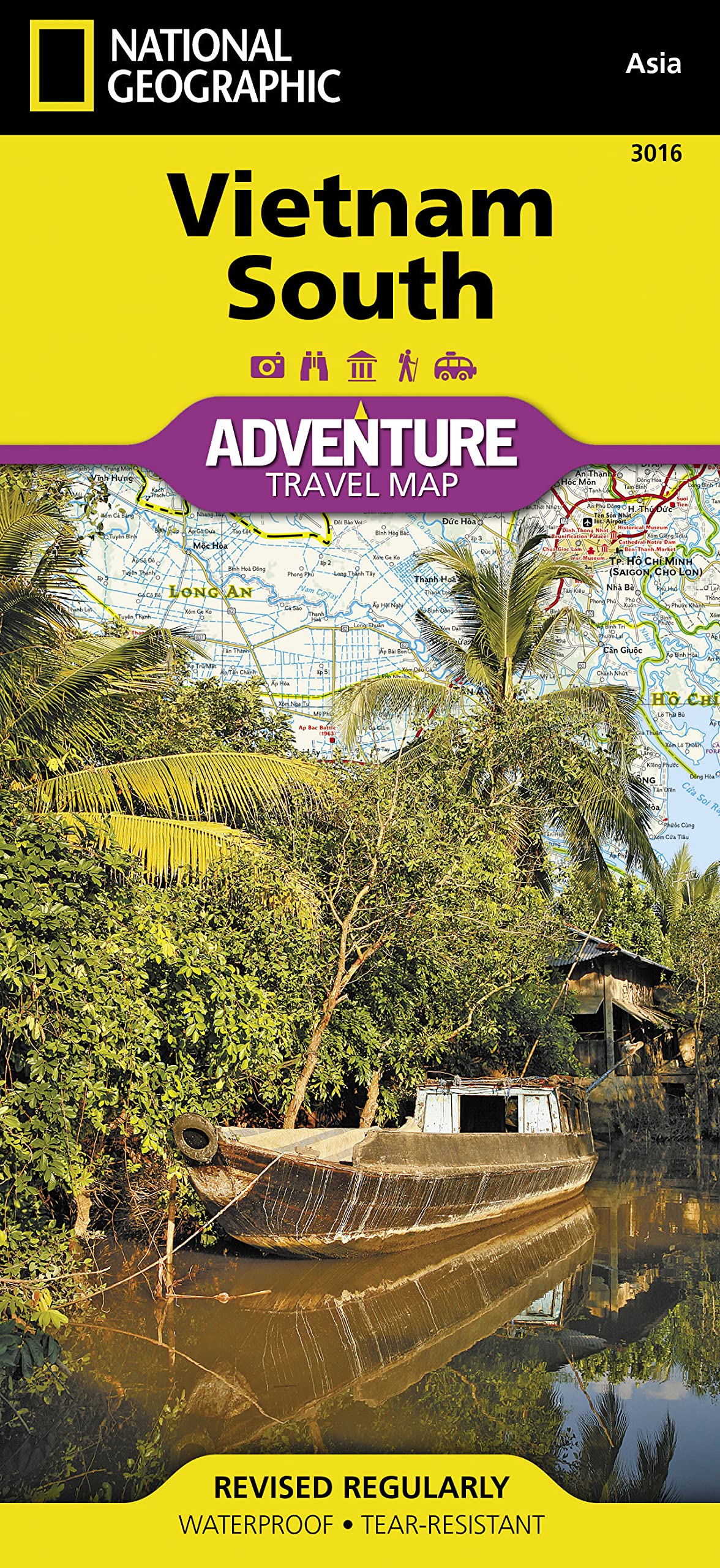 Vietnam South Map (National Geographic Adventure Map, 3016)