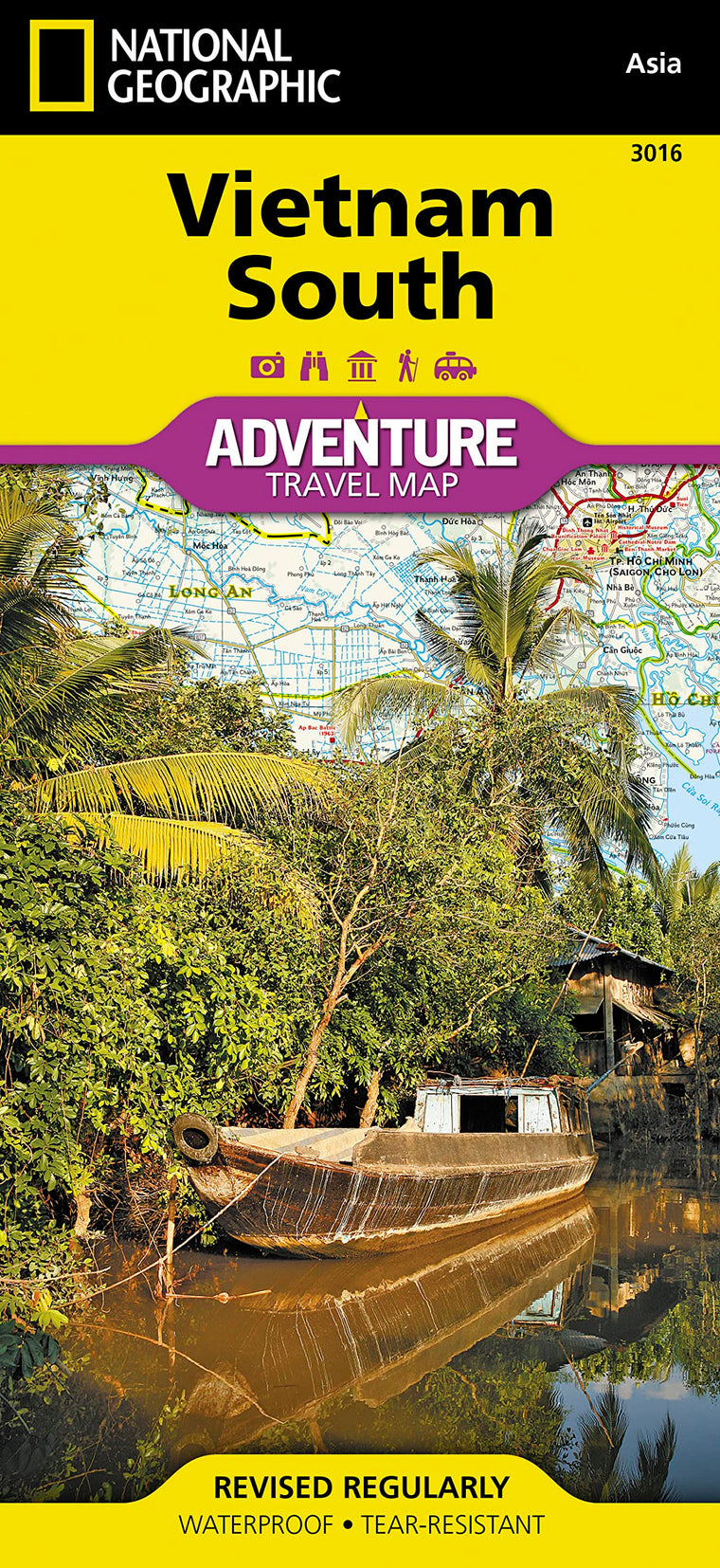 Vietnam South Map (National Geographic Adventure Map, 3016)
