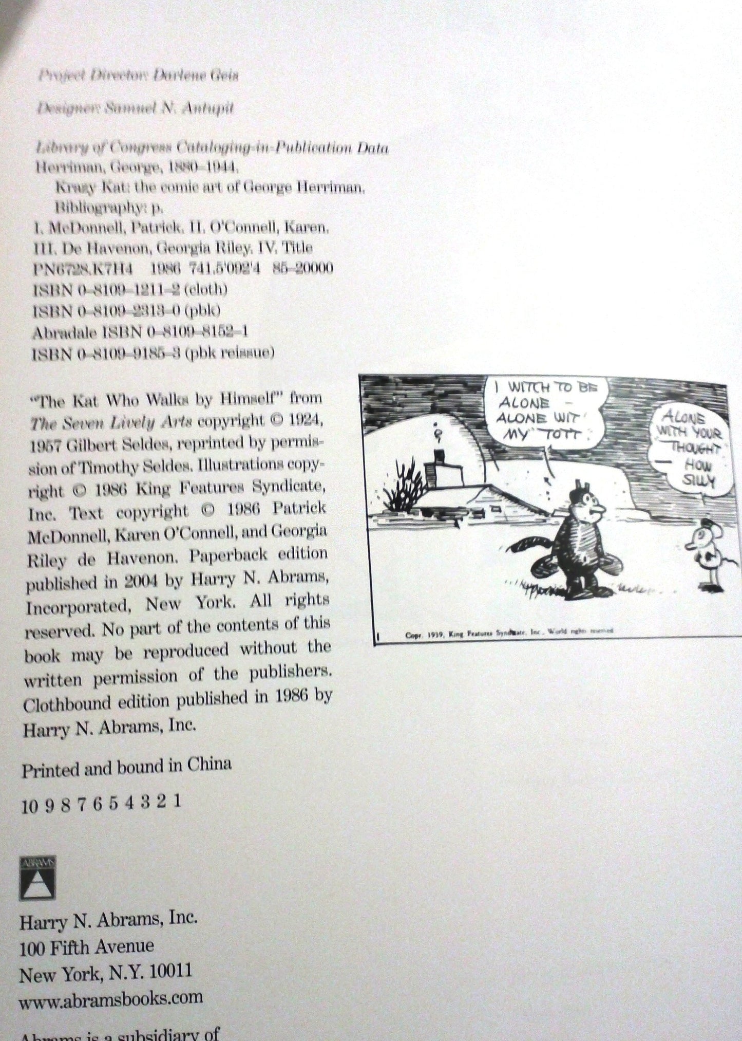 Krazy Kat: The Comic Art of George Herriman