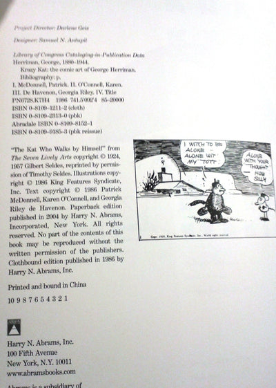 Krazy Kat: The Comic Art of George Herriman