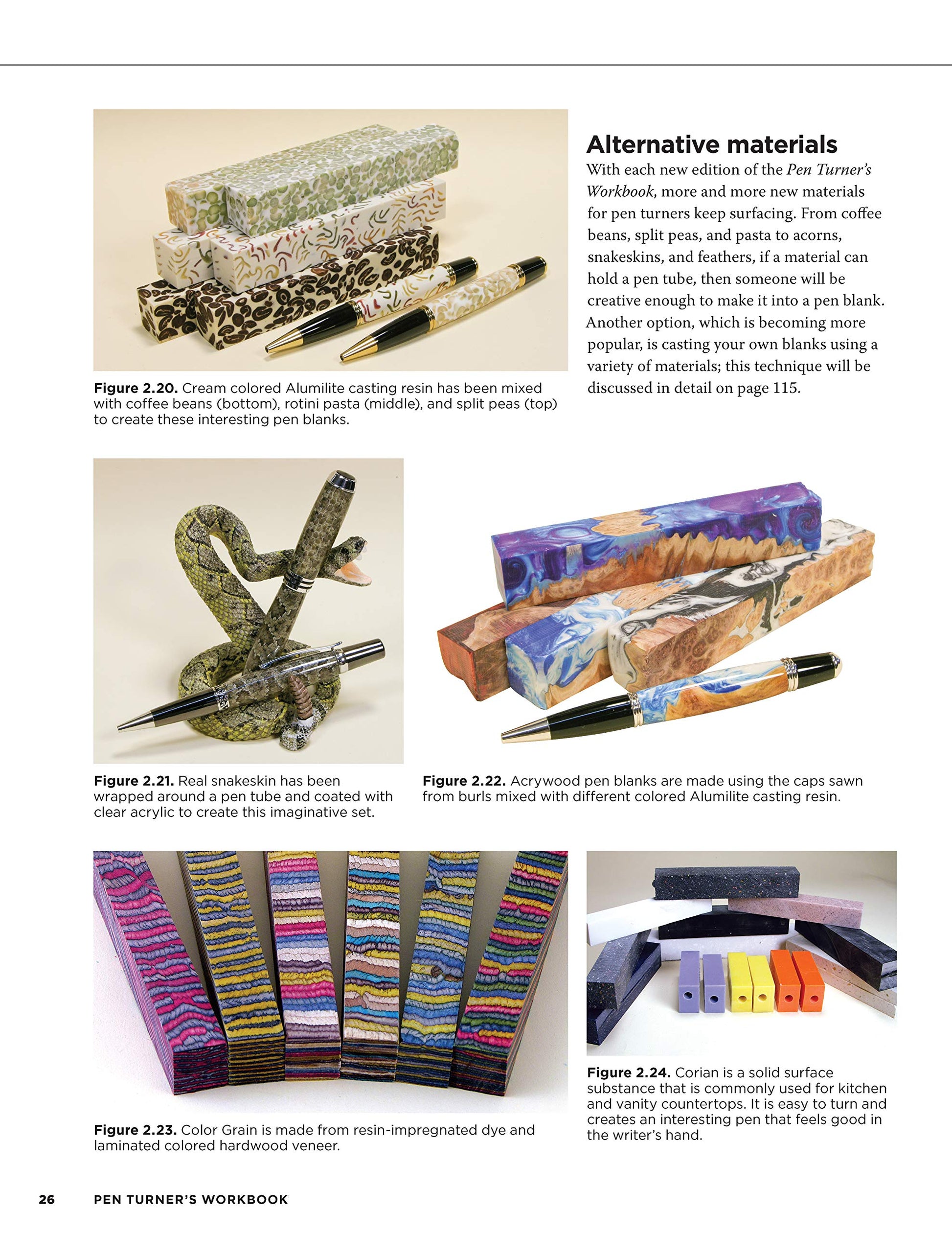 Pen Turner's Workbook, 3rd Edition Revised and Expanded: Making Pens from Simple to Stunning (Fox Chapel Publishing) 18 Pen Turning Projects, Beginner-Friendly Instructions, and Beautiful Photography