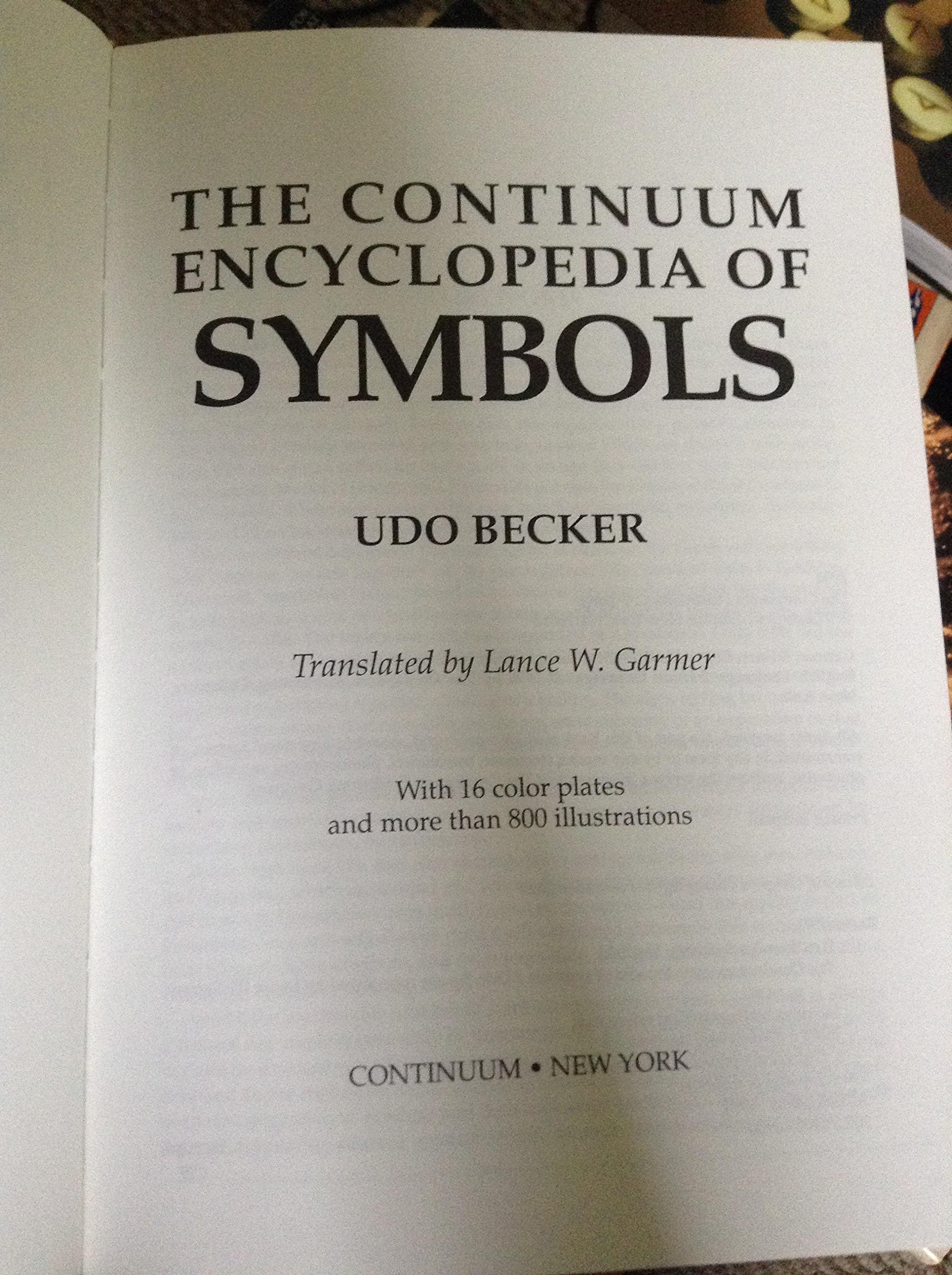 The Continuum Encyclopedia of Symbols